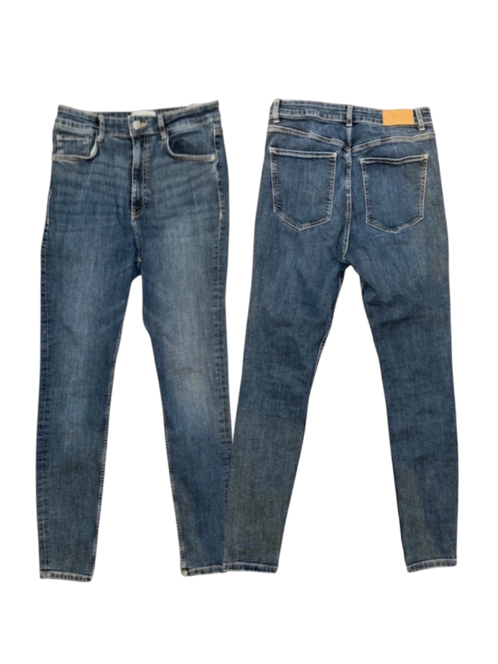 Zara High-Rise Black Skinny Jeans